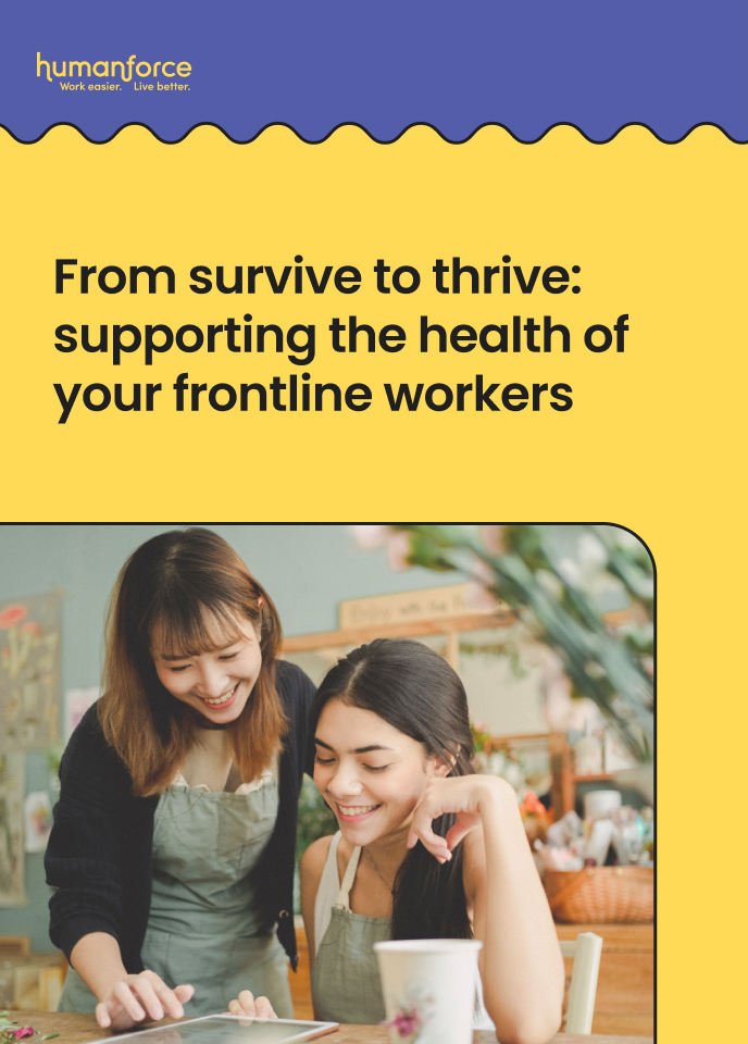 Supporting the health of your frontline workers